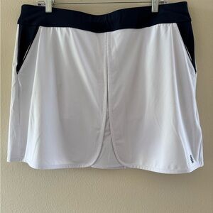 Original Penguin White and Black Golf Skort
